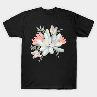 Succulent Flower Arrangement T-Shirt